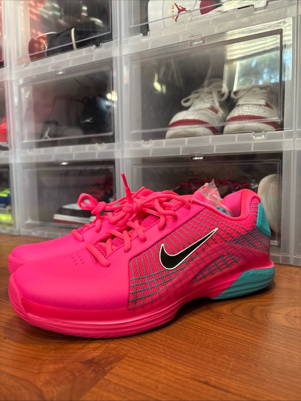 NikeCourt Air Zoom Vapor 12 Hypersmash HC Pink HV1488-600 Tennis Shoe Sz 10M NEW